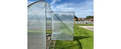 Housse de porte, largeur 1.60m pour serre Super ou Bretagne largeur 5.80m | Serres Tonneau