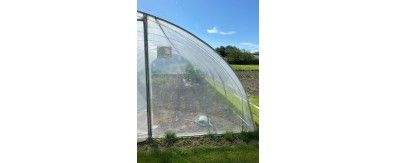 FLD001-PE2X  - Super & Bretagne - Larg. 5m80 demi-lune droite pour serre Super ou Bretagne | Serres Tonneau