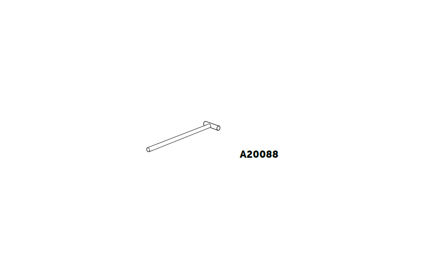 A20088  - Tubes & Arceaux Tube T d'extrémité en 0.97m pour Serre Jardinière et 4 Saisons  - 1  
