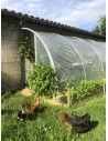 Serre adossée au mur 2m x 6m - surface 12m² | Serres Tonneau