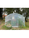 Serre de jardin 3m x 7.5m pieds droits 22.5m² |Serres Tonneau