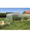 Serre Abri Tomates de la marque Serres Tonneau, pour la production des clients de la ferme.