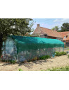 Serre marque Tonneau modèle Abri cultures, 3m x 9m. bâche enterrée. Ombrage en option.