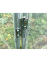 Serre tunnel 3m x 6m, pieds droits, 2 portes Serres Tonneau