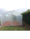 Serre tunnel 3m x 7.5m pieds droits 2 portes |Serres Tonneau