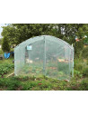 Serre tunnel 3m x 7.5m pieds droits 2 portes |Serres Tonneau