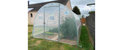 Bâche - serre Jardinière, largeur 3m, longueur 4m | Serres Tonneau