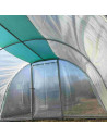 Bâche, serre aération au faîtage, serre modèle Cabriolet, 3.70m X 4.50m | Serres Tonneau