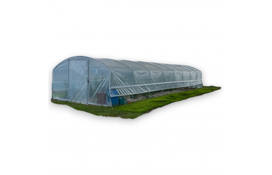 Serre tunnel 4m x 12m pieds droits | Serres Tonneau