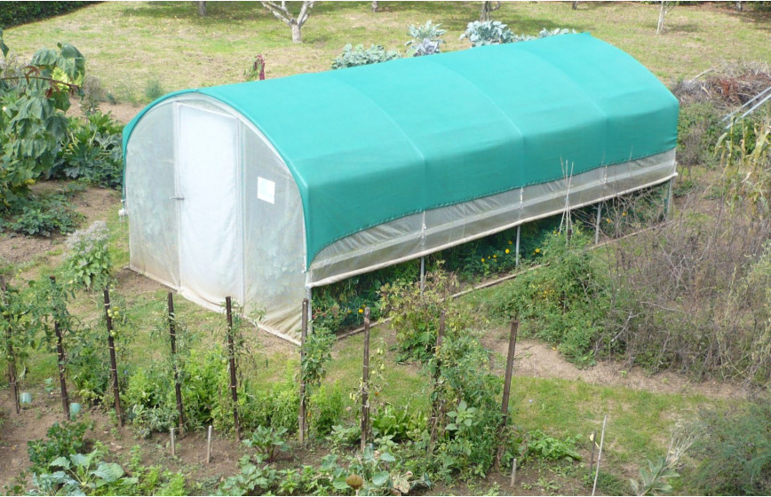 OMB002-075  - Filets d'ombrage pour serres Mini OMBRAGE MINI, 4 SAISONS, JARDINIERE, ESSENTIELLE, ABRI-CULTURES, LEGUMES, TOMATE