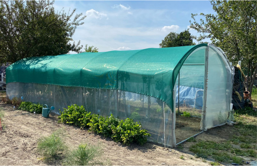 OMB002-100  - Filets d'ombrage pour serres Abri-légumes OMBRAGE ABRI LEGUMES 10m00 Longueur 10m00