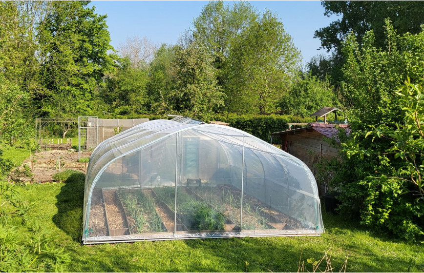 Serre maraîchere à pieds droits 5m x 6m |Serres Tonneau
