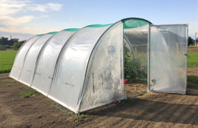 Serre de jardin 3.7m x 4.5m aération au faîtage|Serres Tonneau