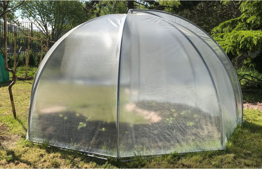 Serre Igloo avec tablette - diamètre 3,90m | Serres Tonneau