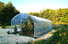 Serre tunnel pour tomates  3m x 3m | Serres Tonneau