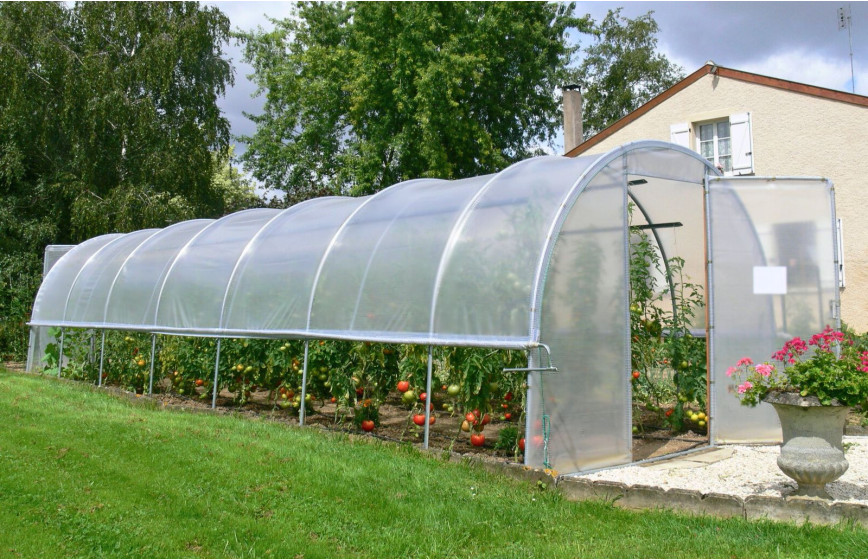 Serre de jardin 3 x 8m culture de la tomate | Serres Tonneau