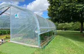 Déstockage : demi-lune droite serre 5ème Saison larg 5m | Serre Tonneau