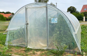 Déstockage : demi-lune gauche serre Mini larg 3,7m | Serre Tonneau