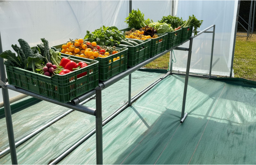 Support cagettes maraîchers - Kit allongement | Les Serres Tonneau