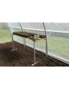 Jeu de 2 supports - Tablette en bois incluse - Table de cultures et semis