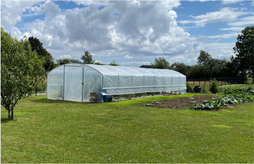 La Serre Tonneau,  4 Saisons Plus,  4m00 x 12m00,  Surface : 48m²