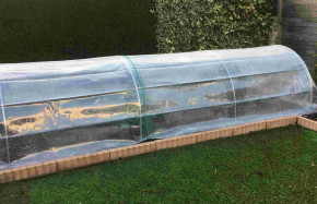Tunnel de forçage - Serre Chenille 1,30m x 10m|Serres Tonneau