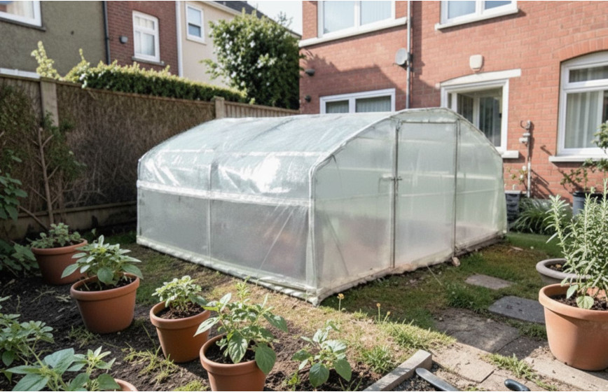 Serre de jardin moins d'1m80 de haut - longueur 3m | Les Serres Tonneau