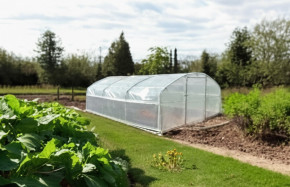 Serre de jardin moins d'1m80 de haut - longueur 4m50 | Les Serres Tonneau