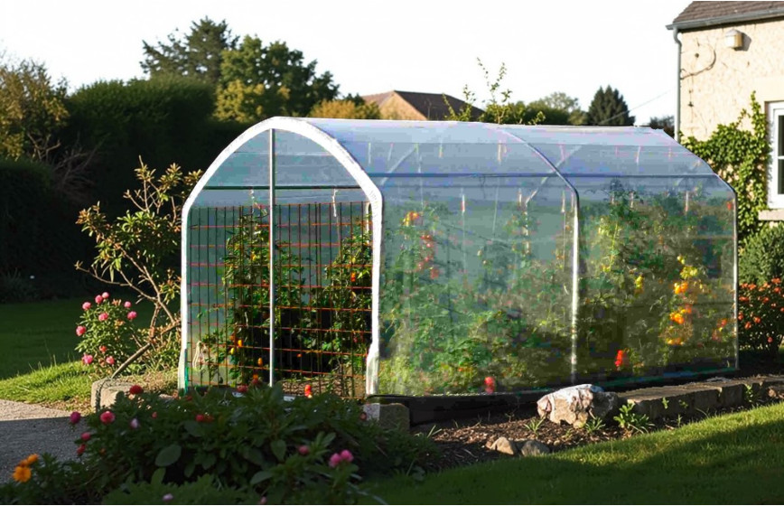 Serre tunnel pour tomates  3m x 3m | Serres Tonneau