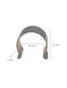 Lot de 10 clips pour tube diamètre 30 | Les Serres Tonneau