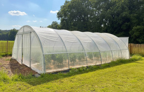 Serre largeur 6.50 m - longueur 13.50 m - surface 87.75m²