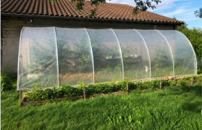Serre adossée au mur 2m x 9m - surface 18m² | Serres Tonneau