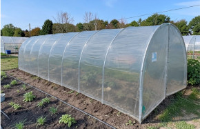 Serre tunnel avec bâche enterrée 3m x 12m | Serres Tonneau