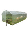 Serre tunnel 3m x 6m, pieds droits, 2 portes Serres Tonneau