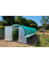 Serre de jardin 3m x 7.5m pieds droits 22.5m² |Serres Tonneau