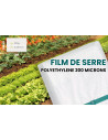Bâche serre transparente 200µ à la coupe | Serres Tonneau