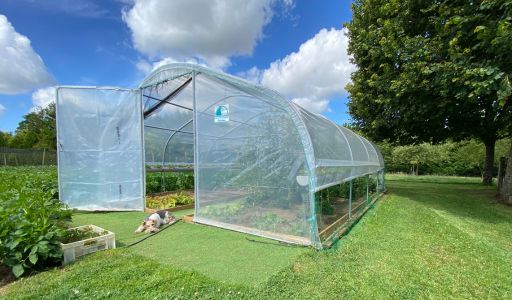 serre tunnel de jardin