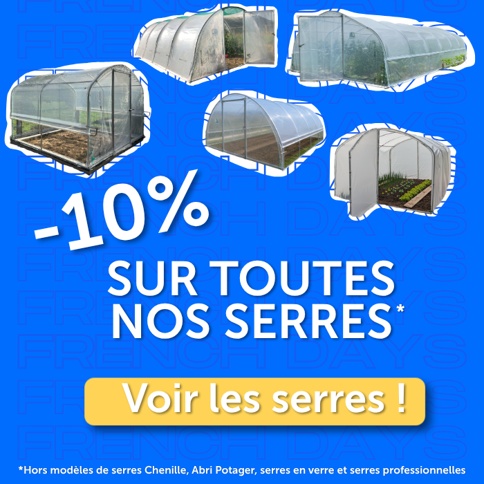 filet d'ombrage sur serre jardin convivial