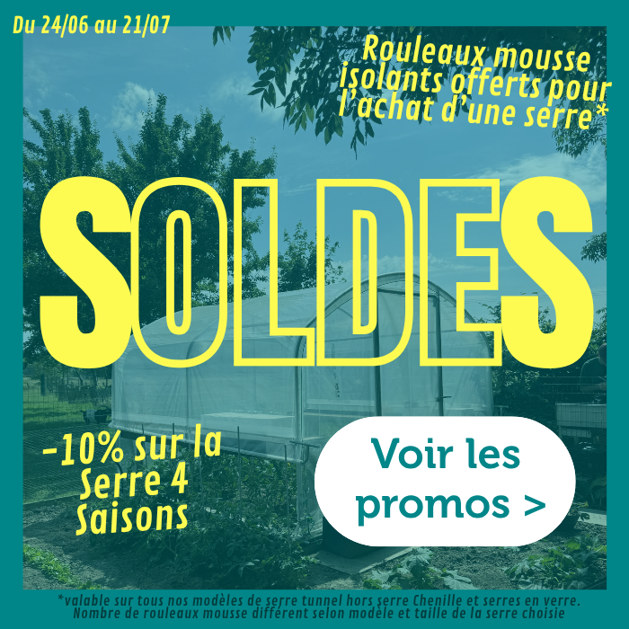 soldes serre de jardin
