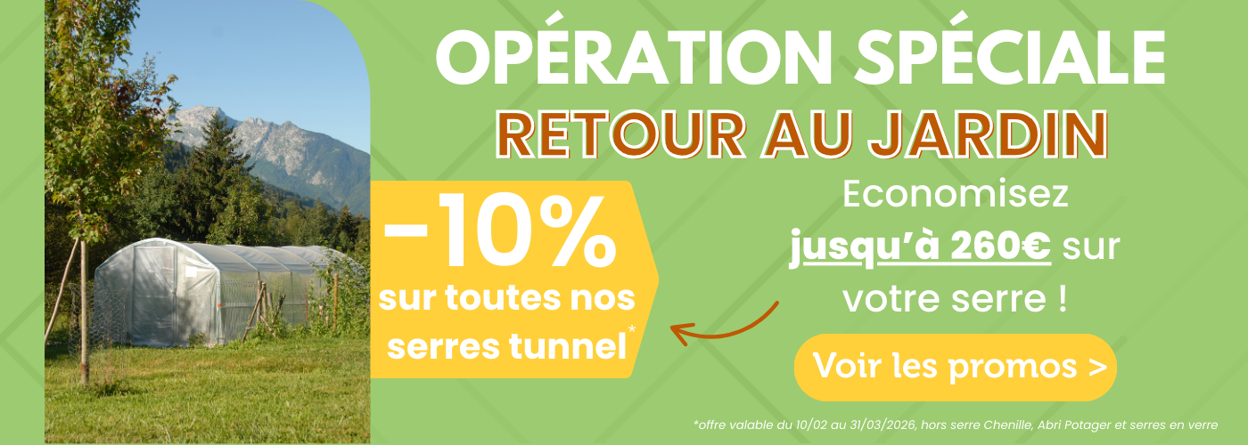soldes serre de jardin