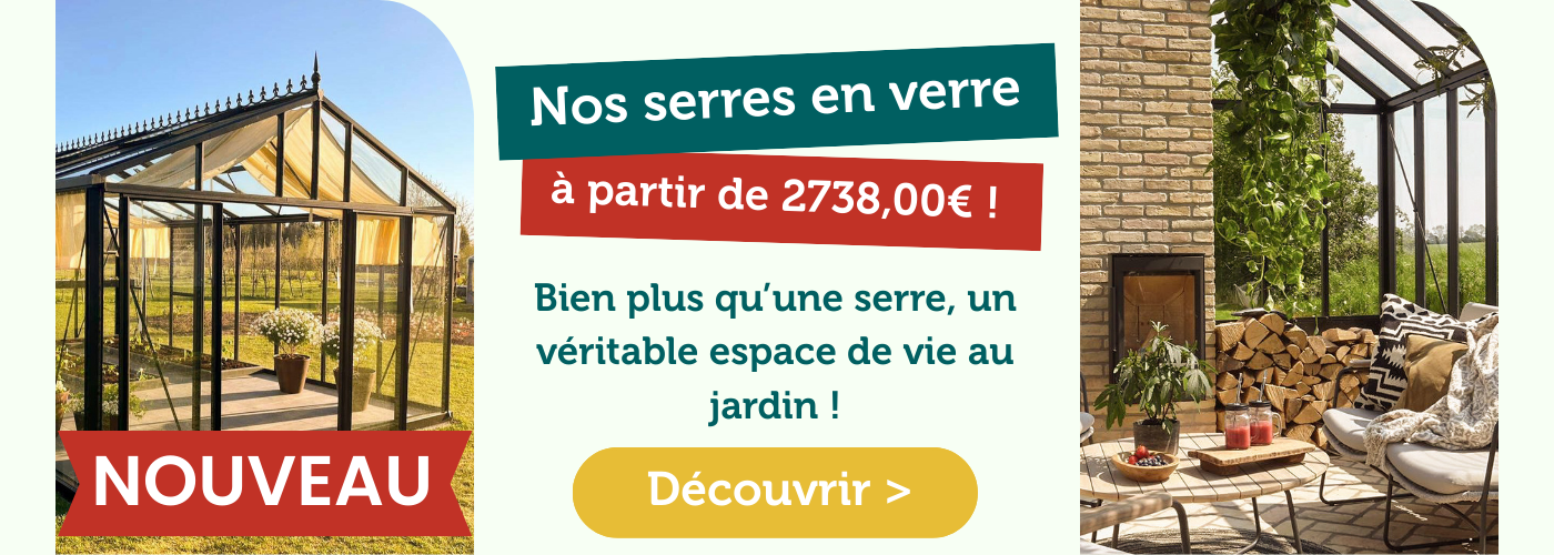 serre en verre nouveau