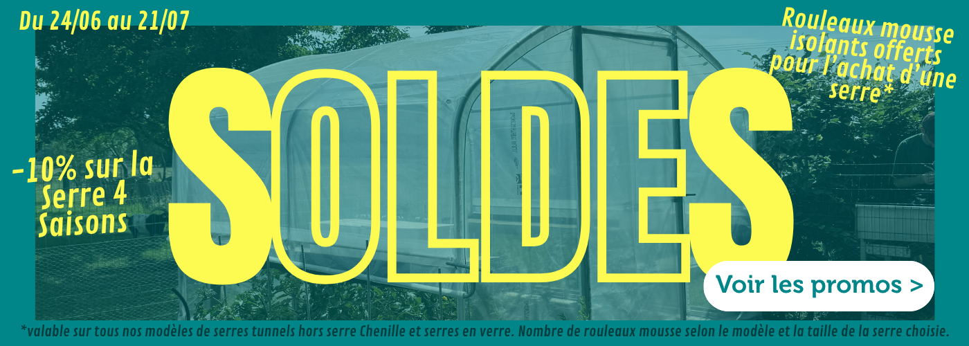 soldes serre de jardin