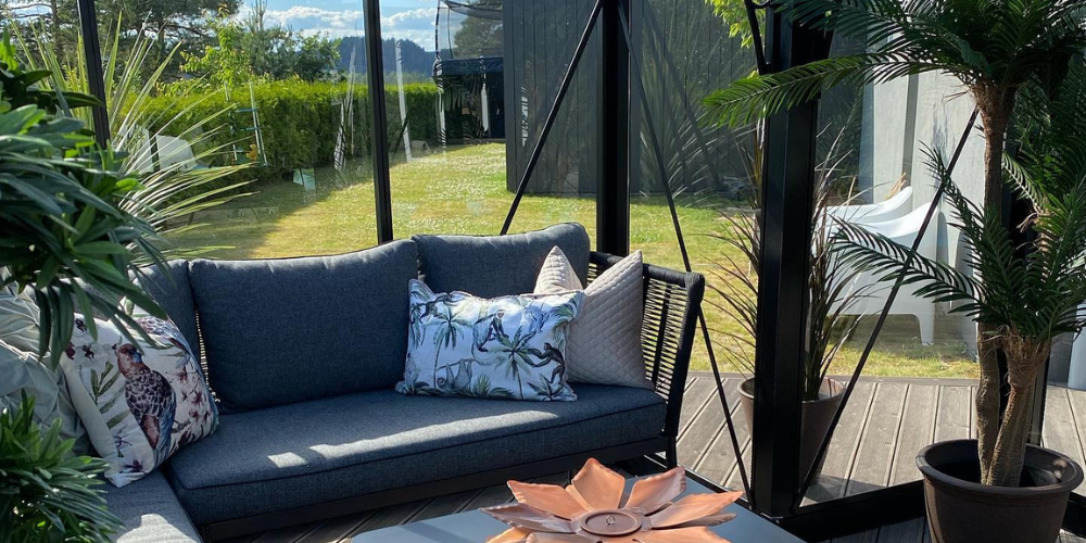 serre en verre salon de jardin