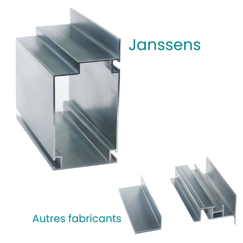 profilé fondation robuste serre en verre