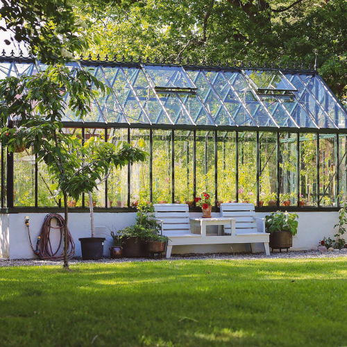 serre en verre victorienne sur mesure