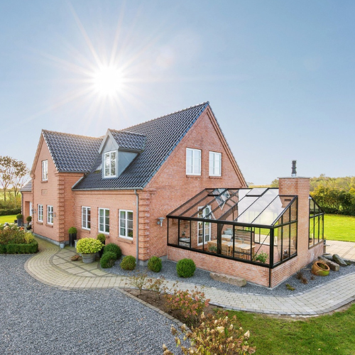 serre en verre extension maison sur mesure