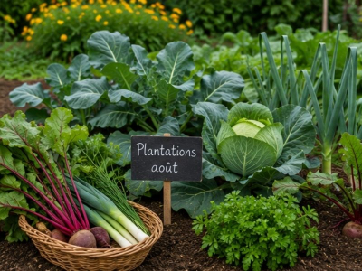 Que planter en août au potager et sous serre ?